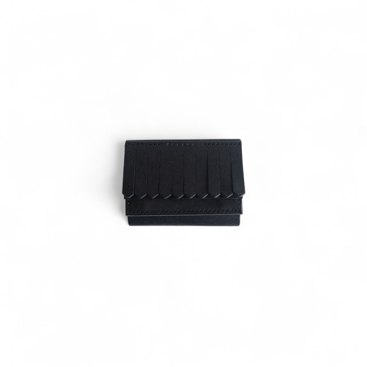 black fringe wallet