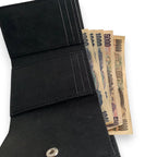 black fringe wallet