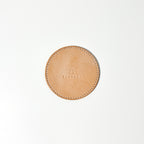 leather coaster