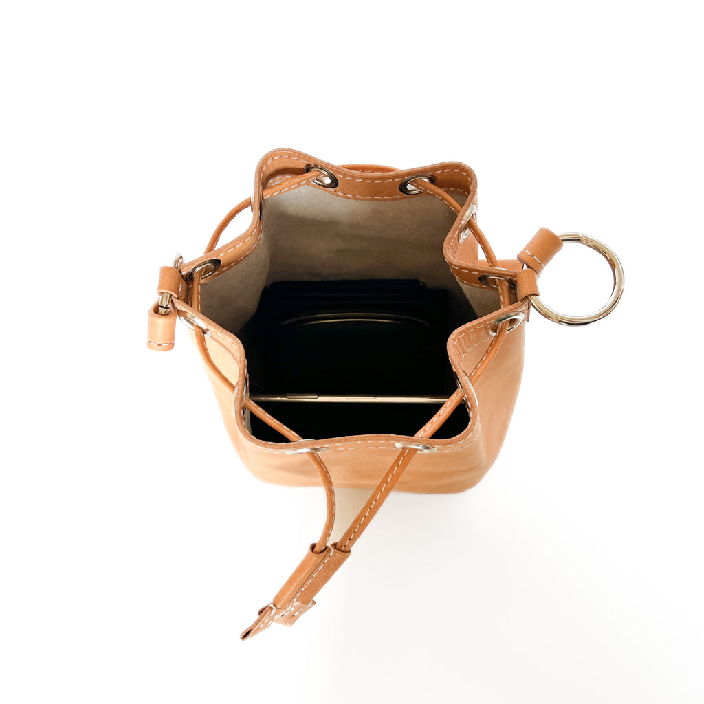 lala purse bag / natural
