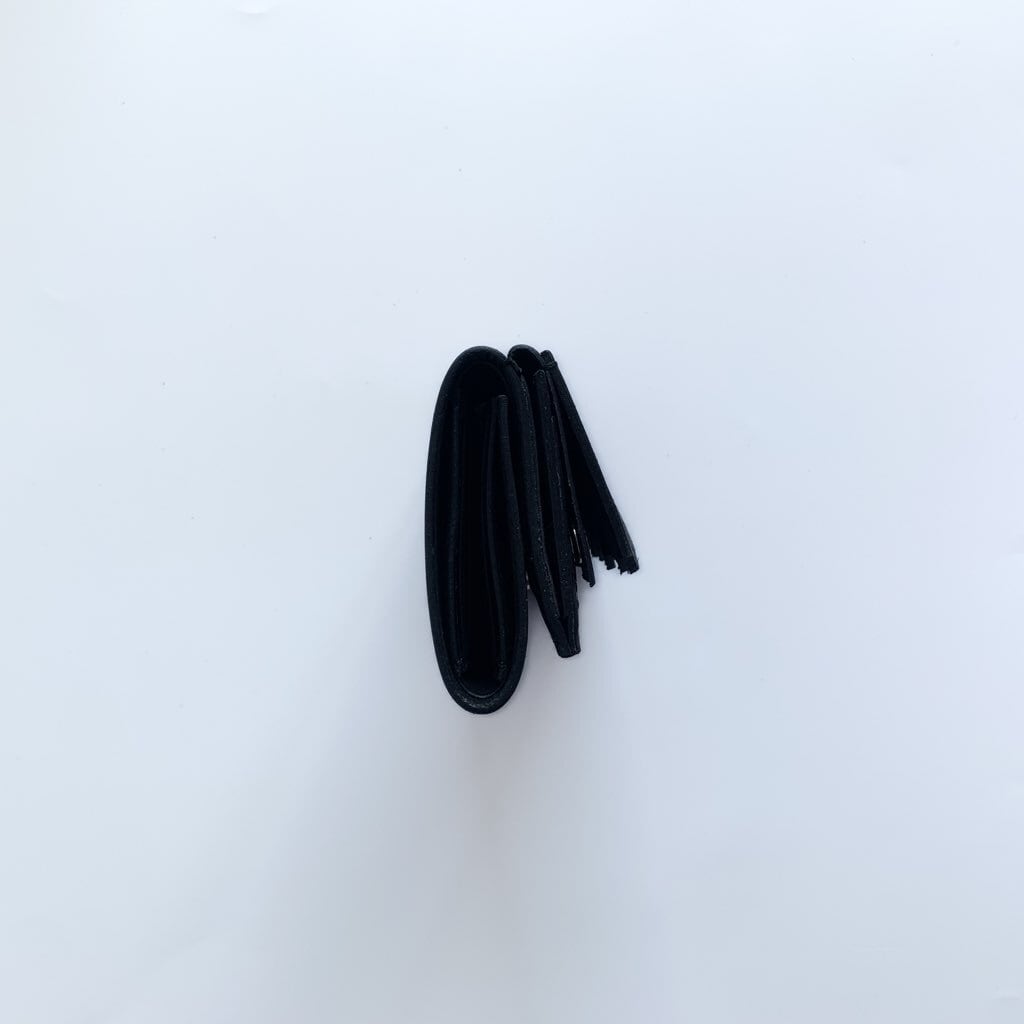 black fringe wallet