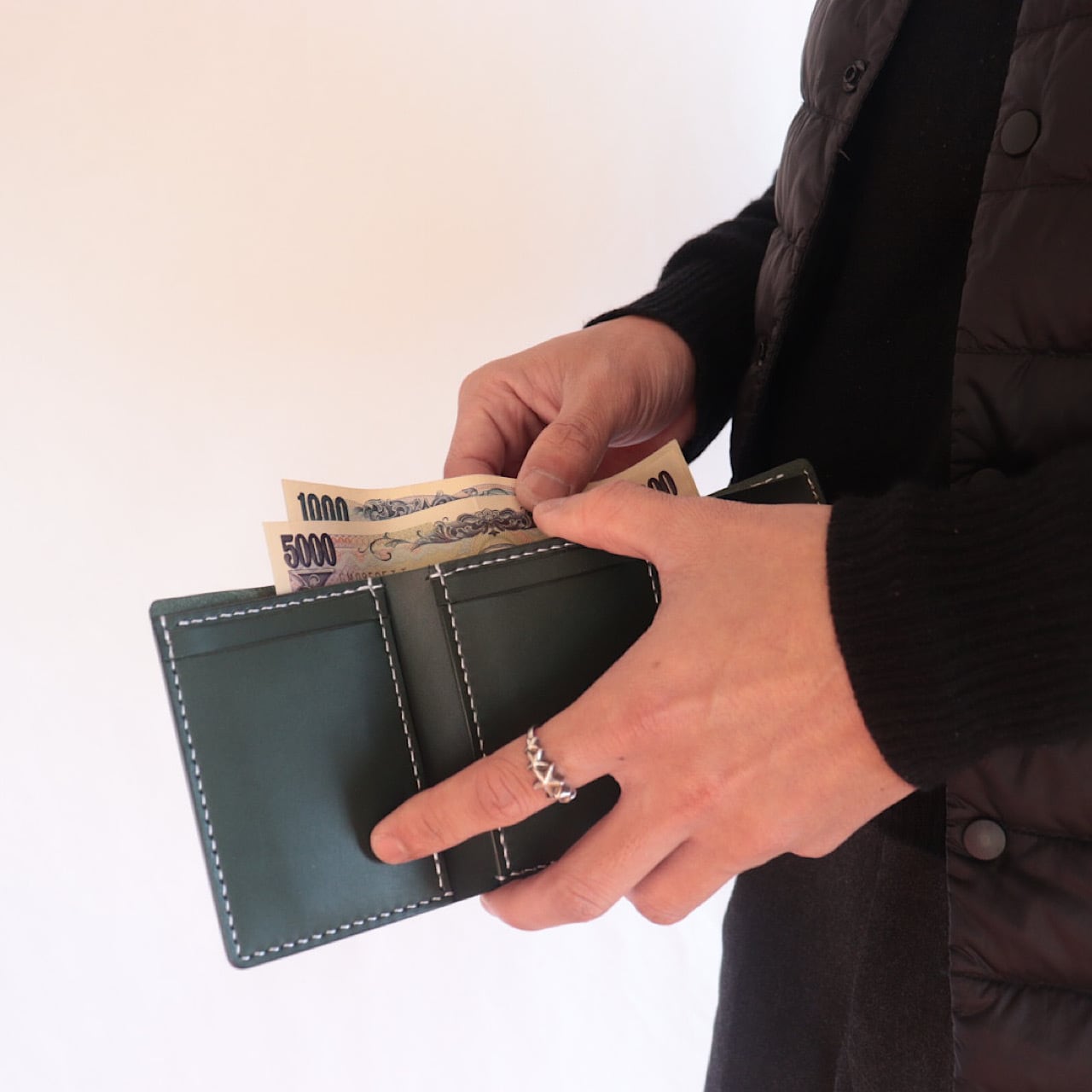 slim mini wallet