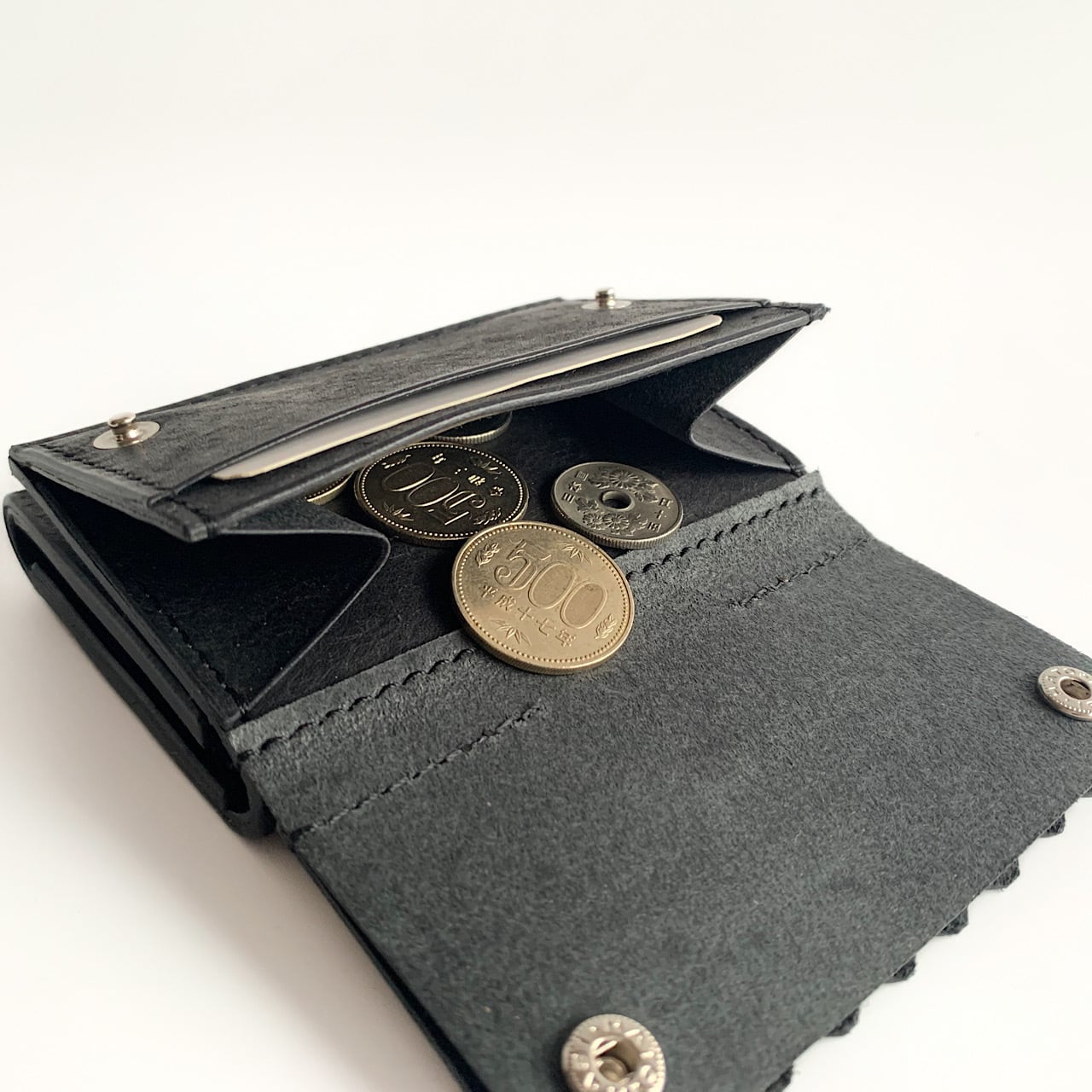 black fringe wallet