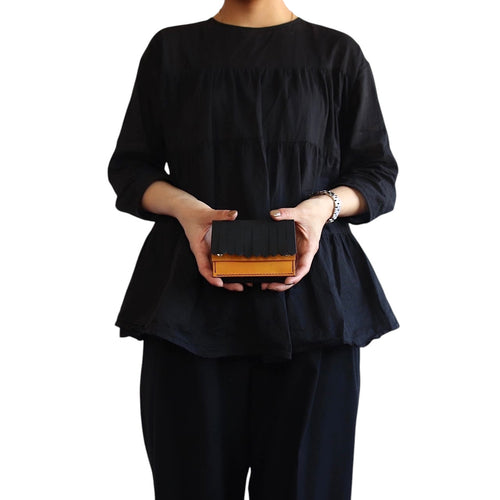 by color fringe wallet