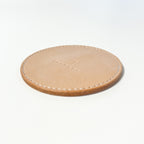 leather coaster