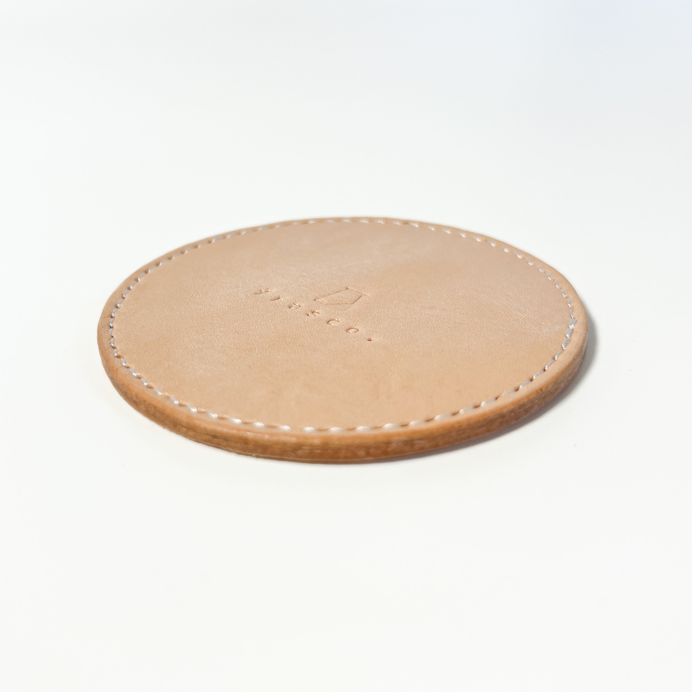 leather coaster