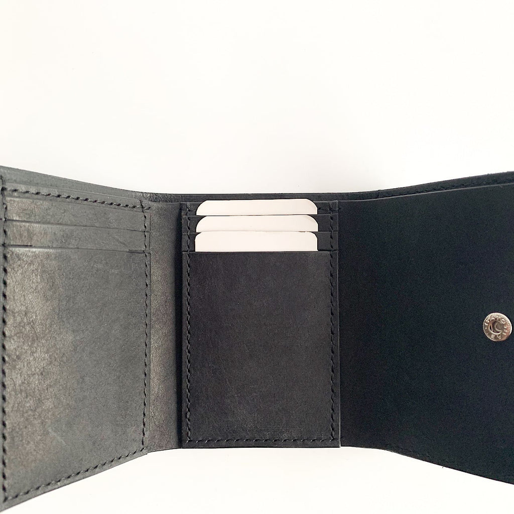 black fringe wallet