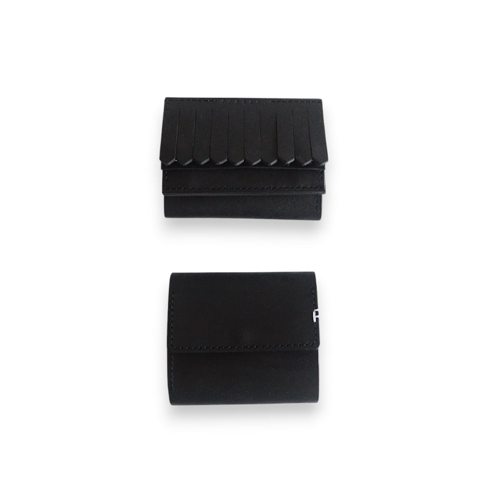 black fringe wallet