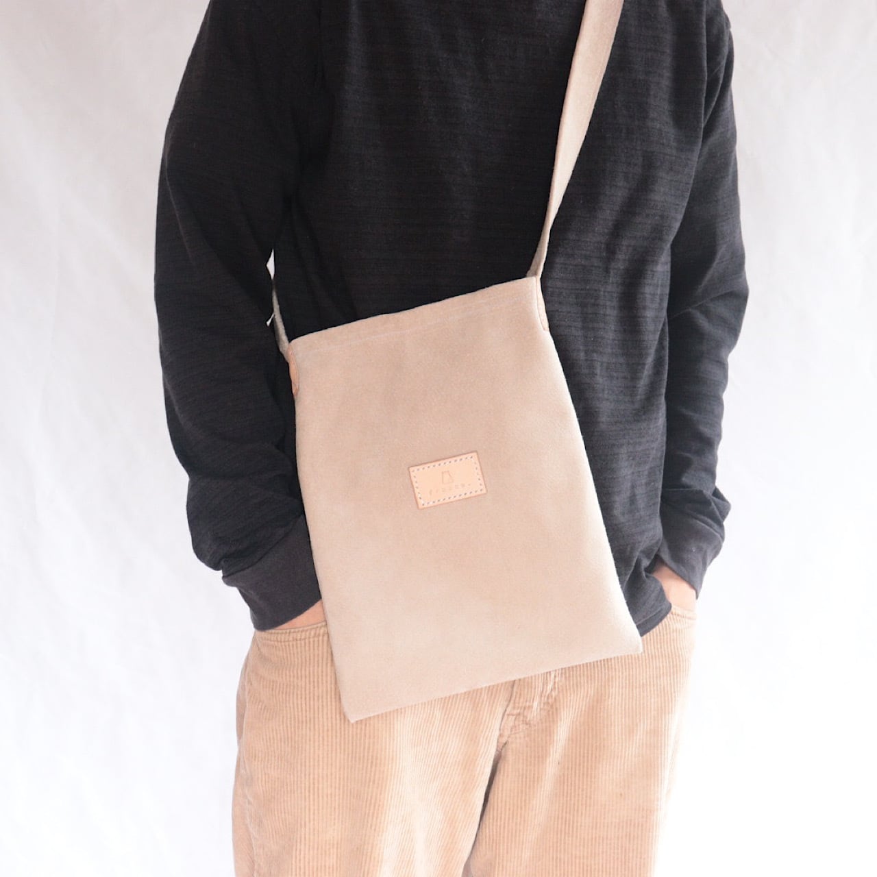 suede mini bag