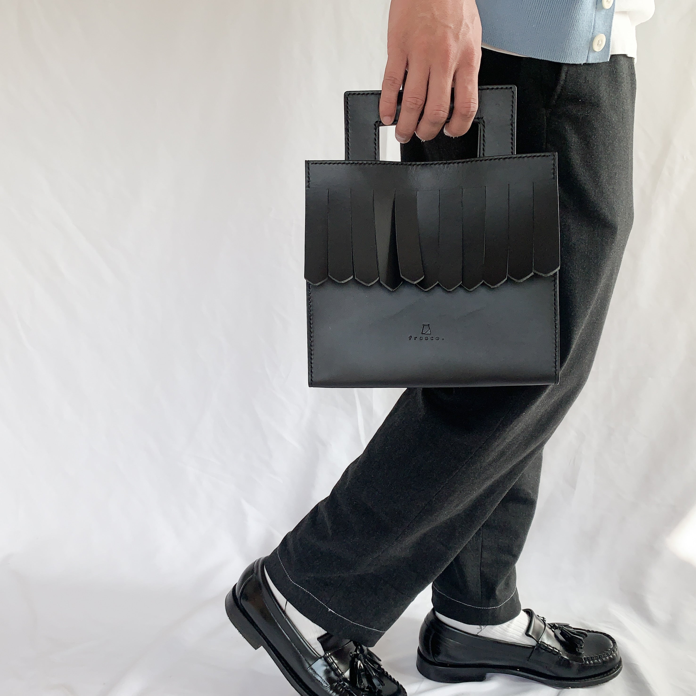 fringe hand bag