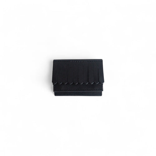black fringe wallet