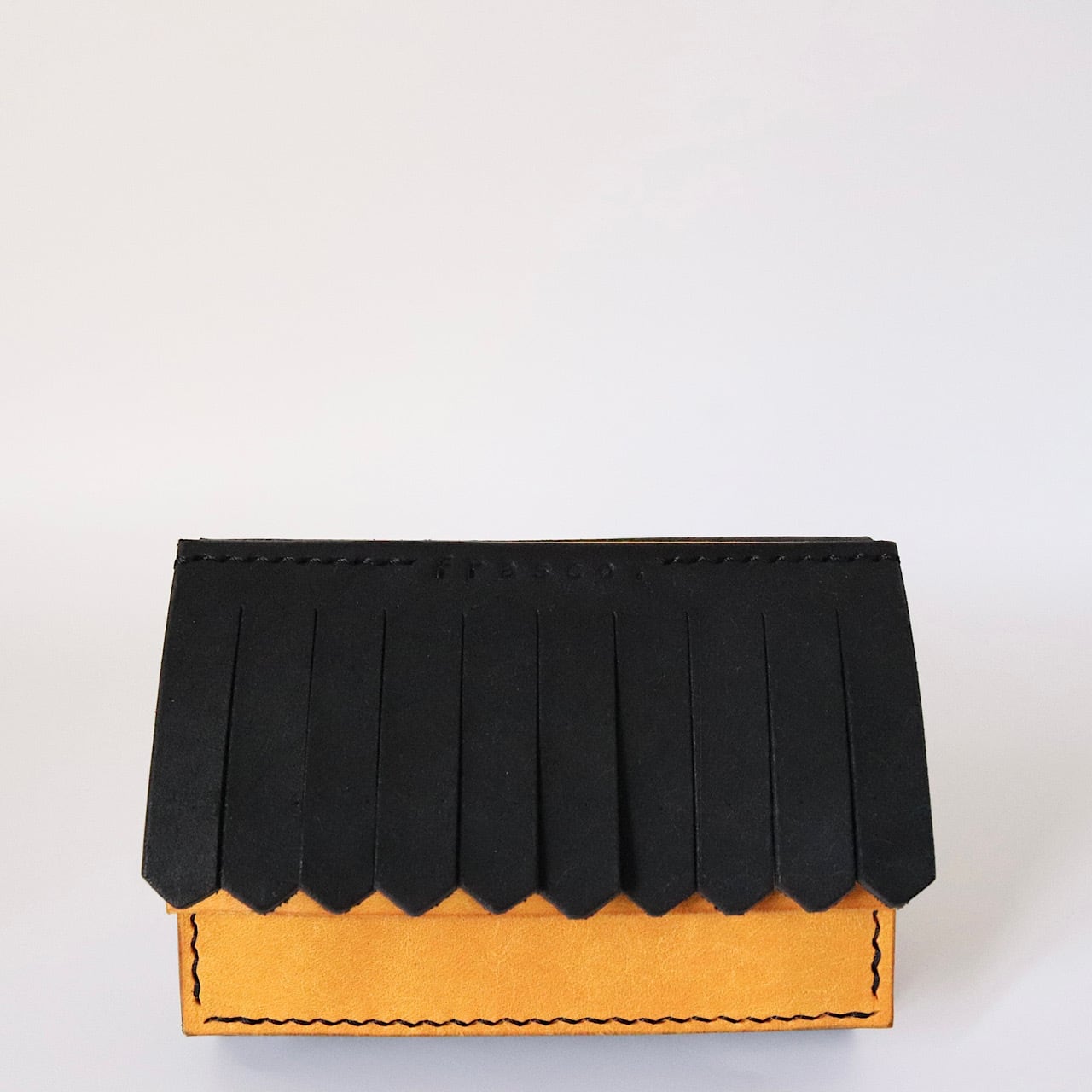 by color fringe wallet
