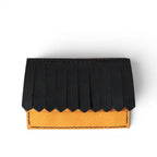 by color fringe wallet
