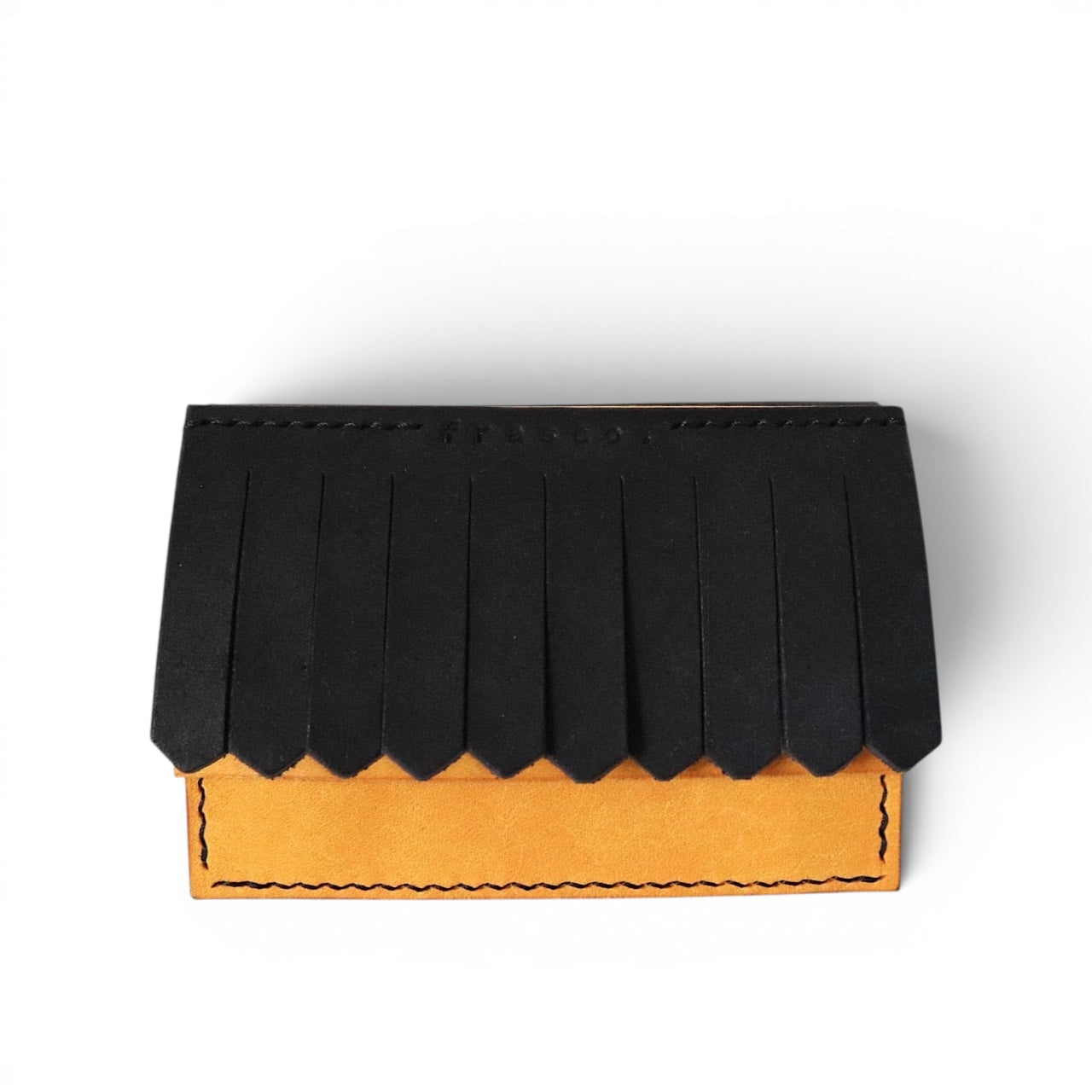 by color fringe wallet