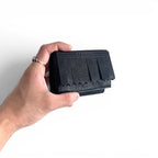 black fringe wallet