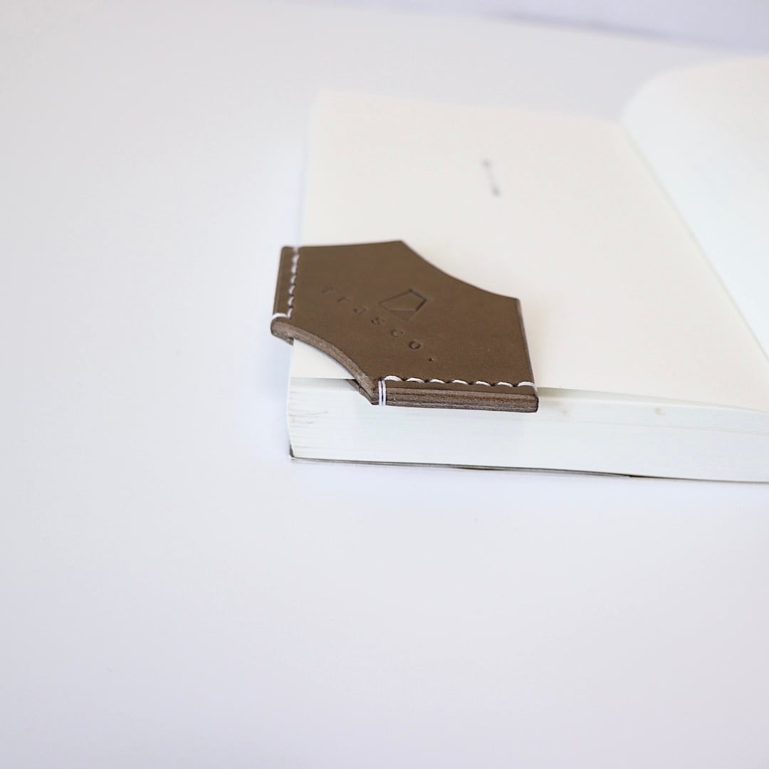 leather bookmark