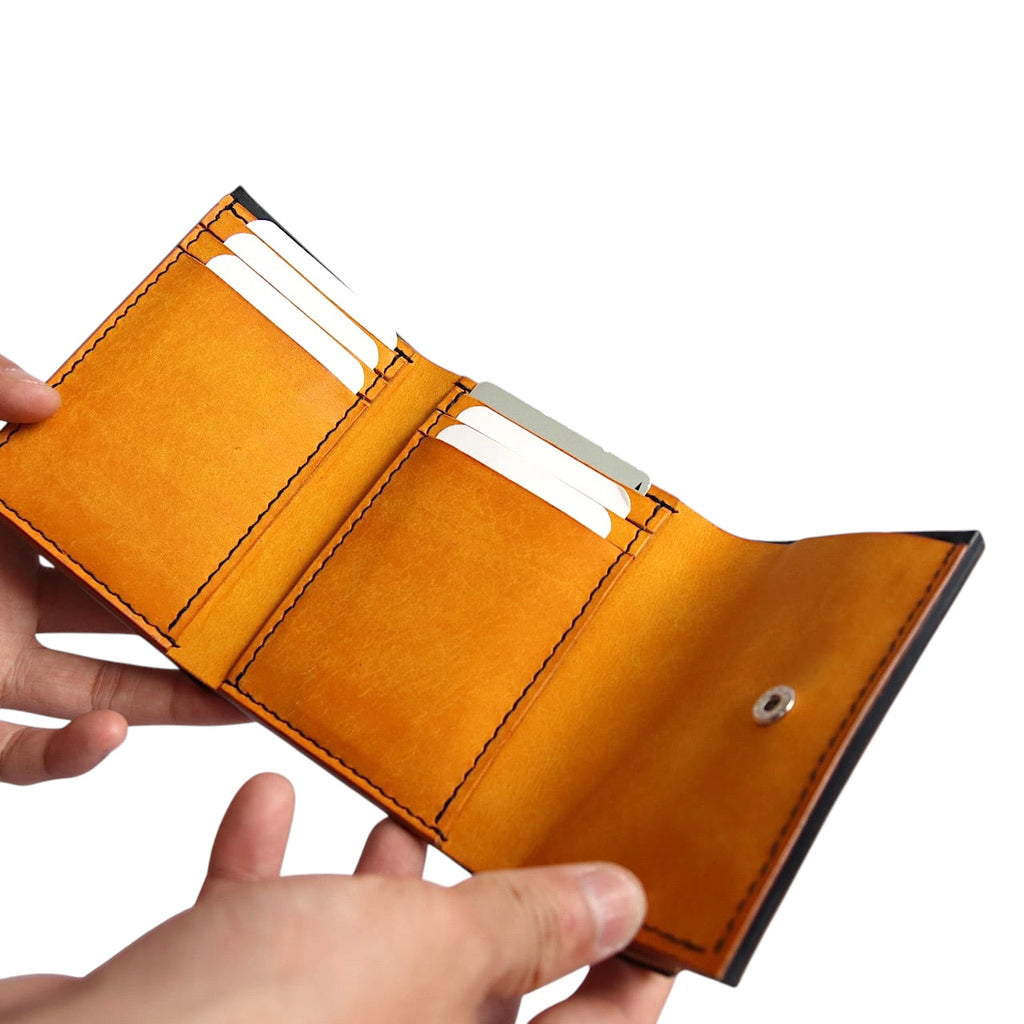 by color fringe wallet