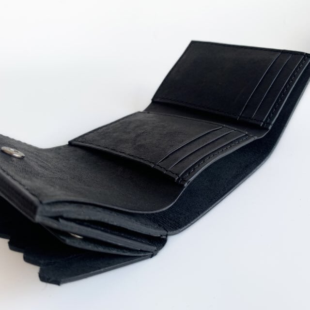 black fringe wallet