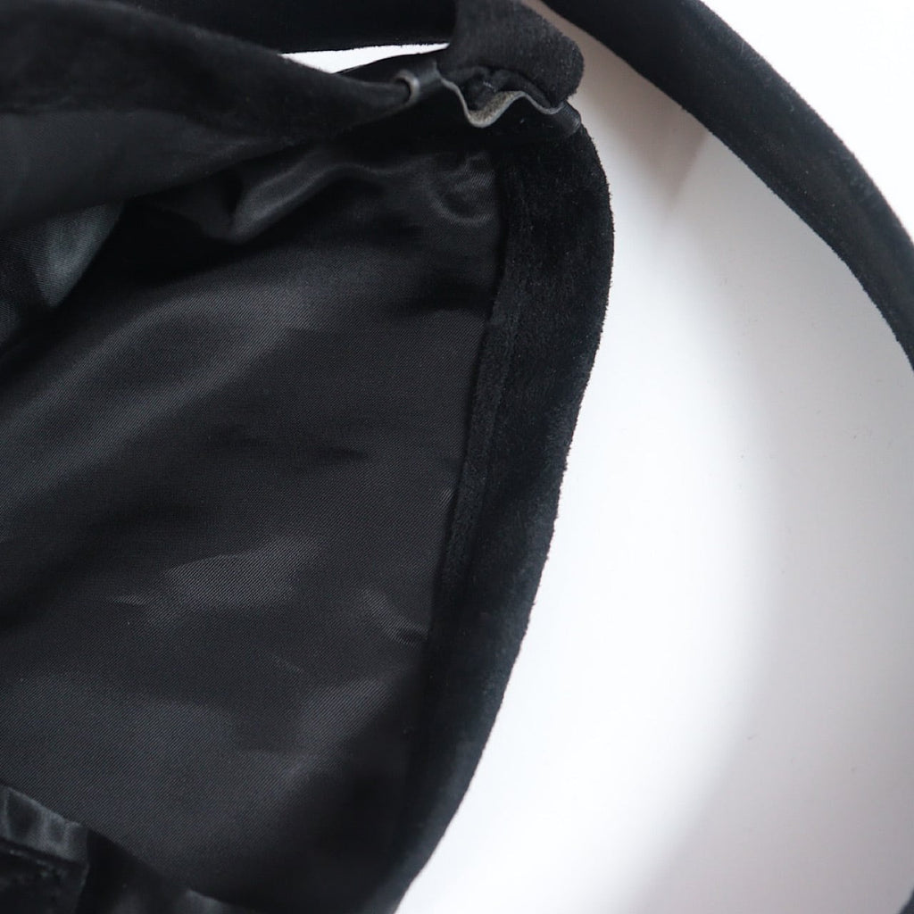 suede mini bag