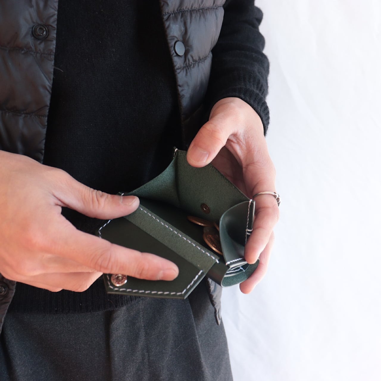 slim mini wallet